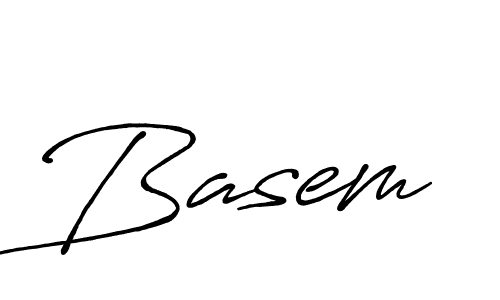 Create a beautiful signature design for name Basem. With this signature (Antro_Vectra_Bolder) fonts, you can make a handwritten signature for free. Basem signature style 7 images and pictures png