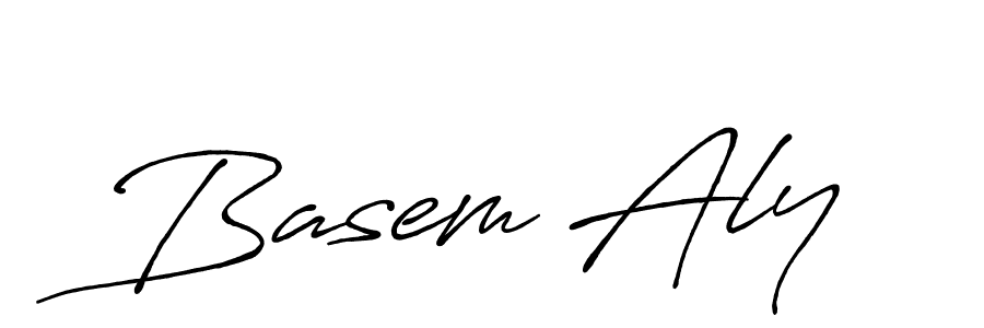 Use a signature maker to create a handwritten signature online. With this signature software, you can design (Antro_Vectra_Bolder) your own signature for name Basem Aly. Basem Aly signature style 7 images and pictures png