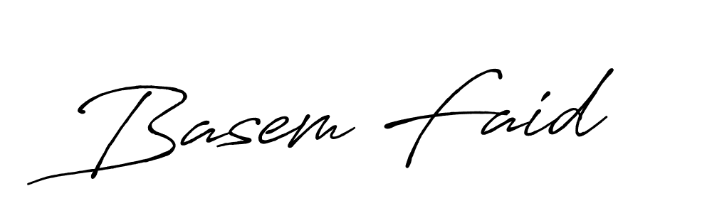 Also You can easily find your signature by using the search form. We will create Basem Faid name handwritten signature images for you free of cost using Antro_Vectra_Bolder sign style. Basem Faid signature style 7 images and pictures png