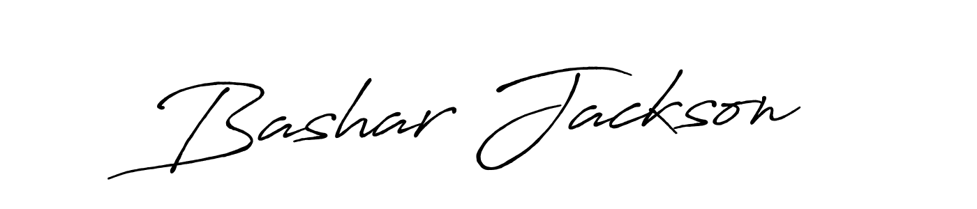 Make a beautiful signature design for name Bashar Jackson. With this signature (Antro_Vectra_Bolder) style, you can create a handwritten signature for free. Bashar Jackson signature style 7 images and pictures png