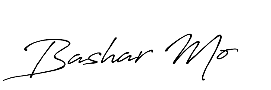 How to make Bashar Mo name signature. Use Antro_Vectra_Bolder style for creating short signs online. This is the latest handwritten sign. Bashar Mo signature style 7 images and pictures png