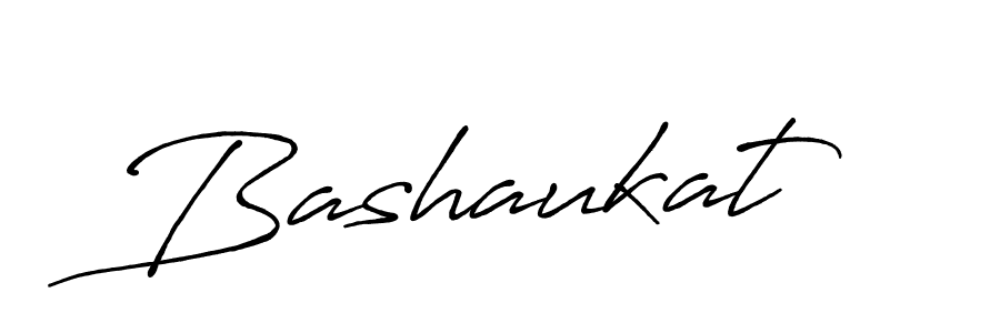 Use a signature maker to create a handwritten signature online. With this signature software, you can design (Antro_Vectra_Bolder) your own signature for name Bashaukat. Bashaukat signature style 7 images and pictures png