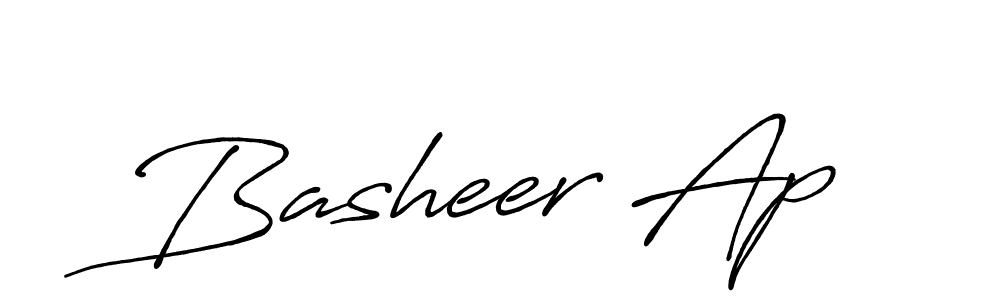 You can use this online signature creator to create a handwritten signature for the name Basheer Ap. This is the best online autograph maker. Basheer Ap signature style 7 images and pictures png