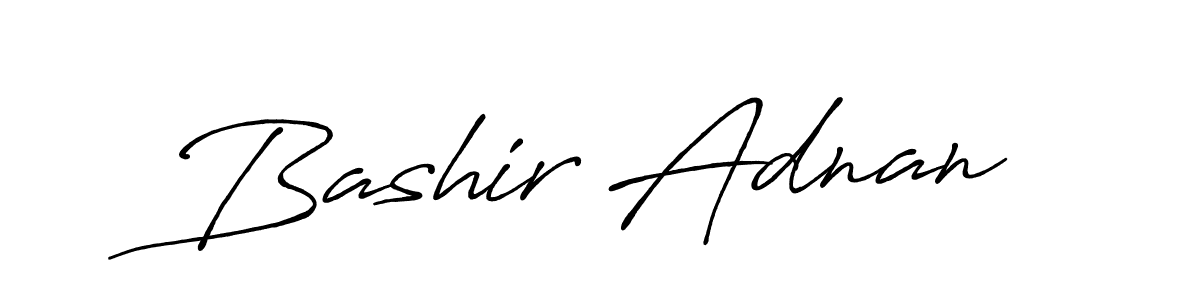 How to make Bashir Adnan signature? Antro_Vectra_Bolder is a professional autograph style. Create handwritten signature for Bashir Adnan name. Bashir Adnan signature style 7 images and pictures png