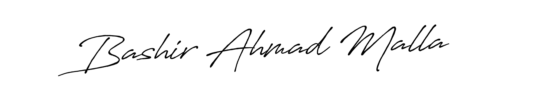 Design your own signature with our free online signature maker. With this signature software, you can create a handwritten (Antro_Vectra_Bolder) signature for name Bashir Ahmad Malla. Bashir Ahmad Malla signature style 7 images and pictures png