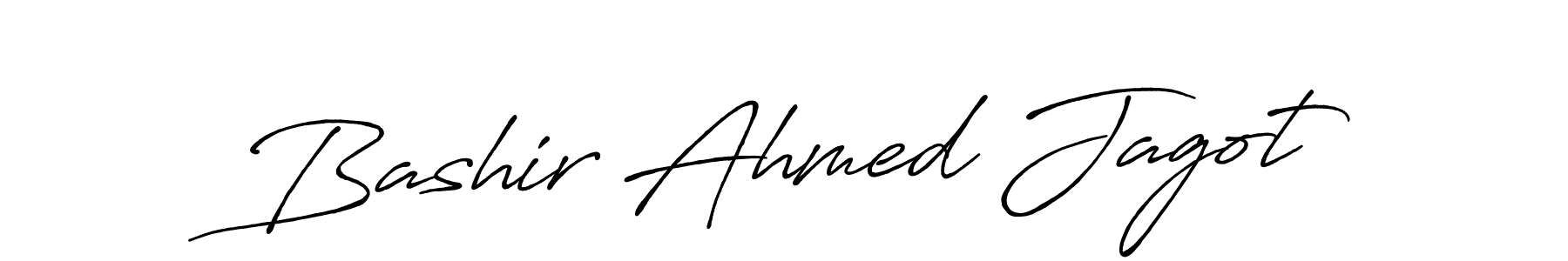 How to make Bashir Ahmed Jagot signature? Antro_Vectra_Bolder is a professional autograph style. Create handwritten signature for Bashir Ahmed Jagot name. Bashir Ahmed Jagot signature style 7 images and pictures png
