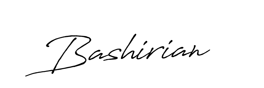 The best way (Antro_Vectra_Bolder) to make a short signature is to pick only two or three words in your name. The name Bashirian include a total of six letters. For converting this name. Bashirian signature style 7 images and pictures png