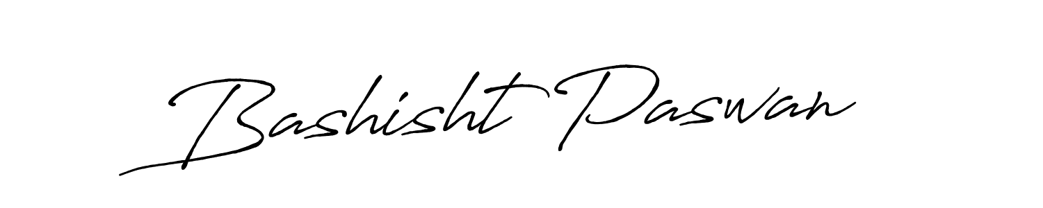 Make a beautiful signature design for name Bashisht Paswan. With this signature (Antro_Vectra_Bolder) style, you can create a handwritten signature for free. Bashisht Paswan signature style 7 images and pictures png