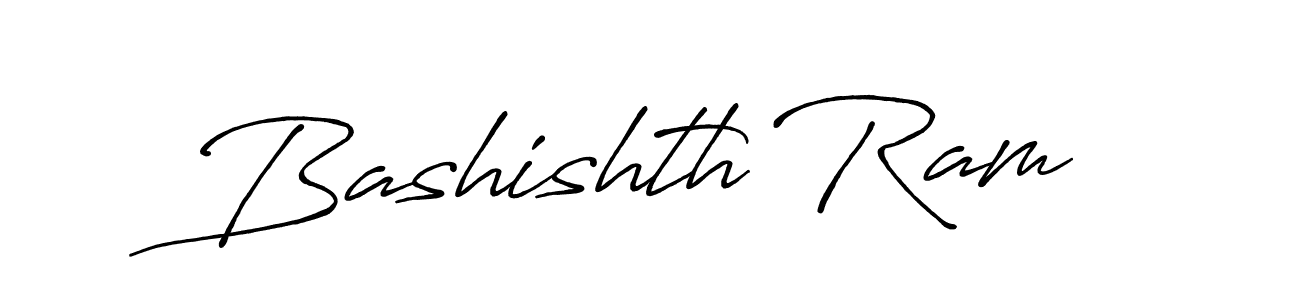 How to make Bashishth Ram name signature. Use Antro_Vectra_Bolder style for creating short signs online. This is the latest handwritten sign. Bashishth Ram signature style 7 images and pictures png