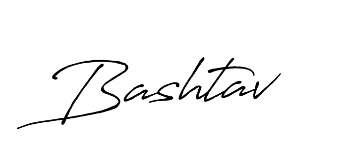 Use a signature maker to create a handwritten signature online. With this signature software, you can design (Antro_Vectra_Bolder) your own signature for name Bashtav. Bashtav signature style 7 images and pictures png