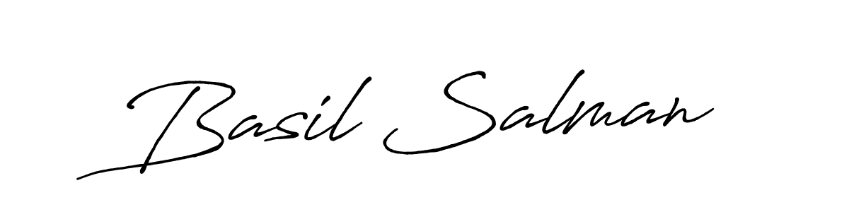 if you are searching for the best signature style for your name Basil Salman. so please give up your signature search. here we have designed multiple signature styles  using Antro_Vectra_Bolder. Basil Salman signature style 7 images and pictures png