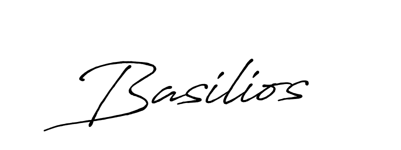 How to make Basilios name signature. Use Antro_Vectra_Bolder style for creating short signs online. This is the latest handwritten sign. Basilios signature style 7 images and pictures png