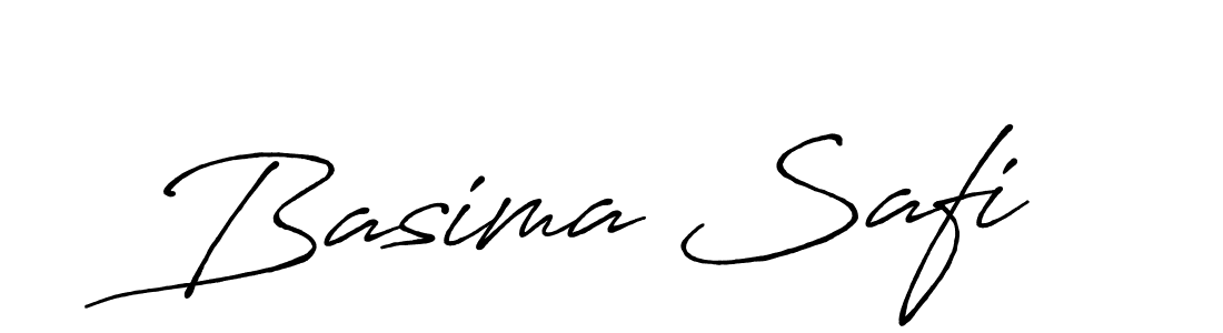 Create a beautiful signature design for name Basima Safi. With this signature (Antro_Vectra_Bolder) fonts, you can make a handwritten signature for free. Basima Safi signature style 7 images and pictures png