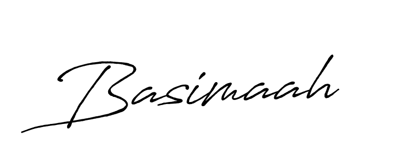 Design your own signature with our free online signature maker. With this signature software, you can create a handwritten (Antro_Vectra_Bolder) signature for name Basimaah. Basimaah signature style 7 images and pictures png