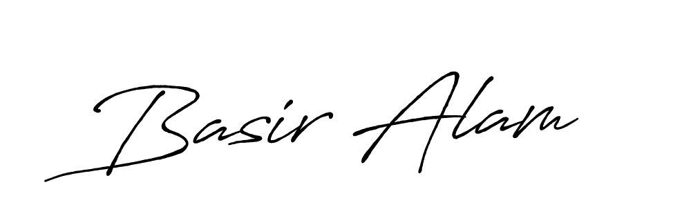 Also we have Basir Alam name is the best signature style. Create professional handwritten signature collection using Antro_Vectra_Bolder autograph style. Basir Alam signature style 7 images and pictures png