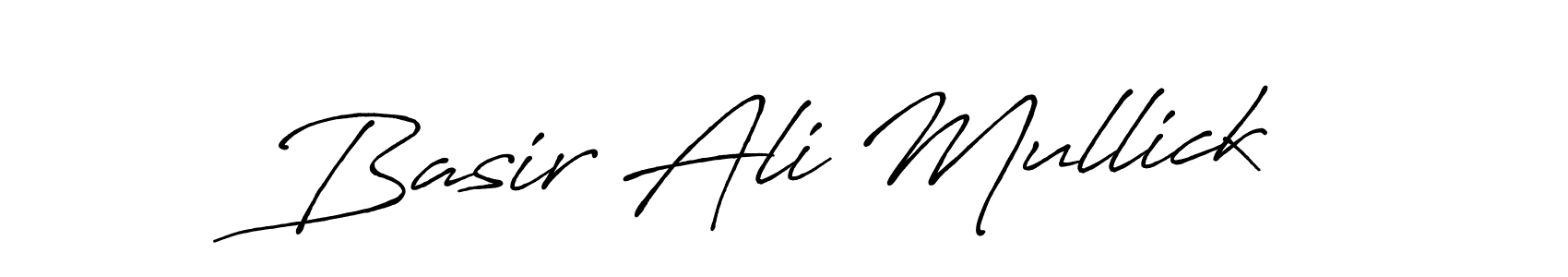 Make a short Basir Ali Mullick signature style. Manage your documents anywhere anytime using Antro_Vectra_Bolder. Create and add eSignatures, submit forms, share and send files easily. Basir Ali Mullick signature style 7 images and pictures png