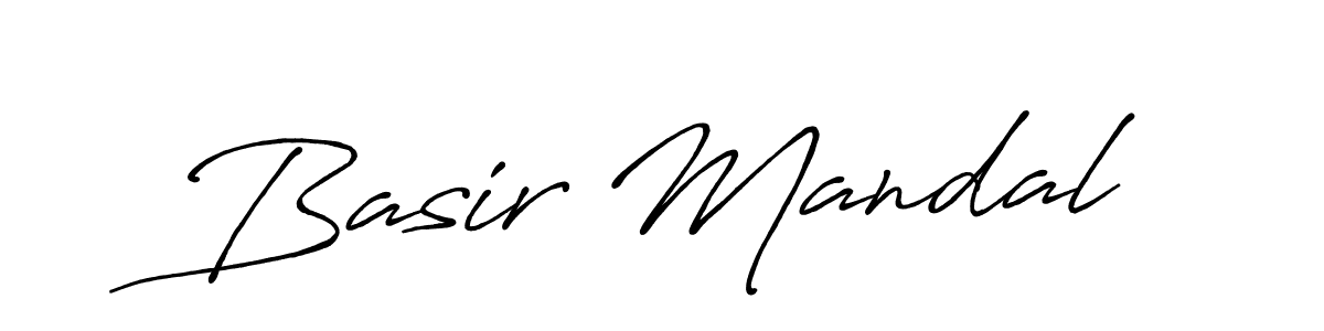 The best way (Antro_Vectra_Bolder) to make a short signature is to pick only two or three words in your name. The name Basir Mandal include a total of six letters. For converting this name. Basir Mandal signature style 7 images and pictures png