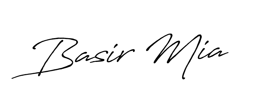 Also we have Basir Mia name is the best signature style. Create professional handwritten signature collection using Antro_Vectra_Bolder autograph style. Basir Mia signature style 7 images and pictures png