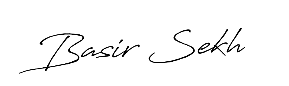 Create a beautiful signature design for name Basir Sekh. With this signature (Antro_Vectra_Bolder) fonts, you can make a handwritten signature for free. Basir Sekh signature style 7 images and pictures png