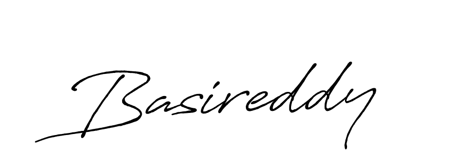 Use a signature maker to create a handwritten signature online. With this signature software, you can design (Antro_Vectra_Bolder) your own signature for name Basireddy. Basireddy signature style 7 images and pictures png