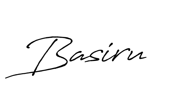 It looks lik you need a new signature style for name Basiru. Design unique handwritten (Antro_Vectra_Bolder) signature with our free signature maker in just a few clicks. Basiru signature style 7 images and pictures png