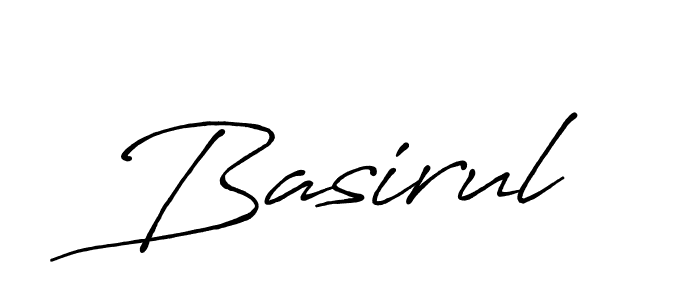 How to make Basirul signature? Antro_Vectra_Bolder is a professional autograph style. Create handwritten signature for Basirul name. Basirul signature style 7 images and pictures png