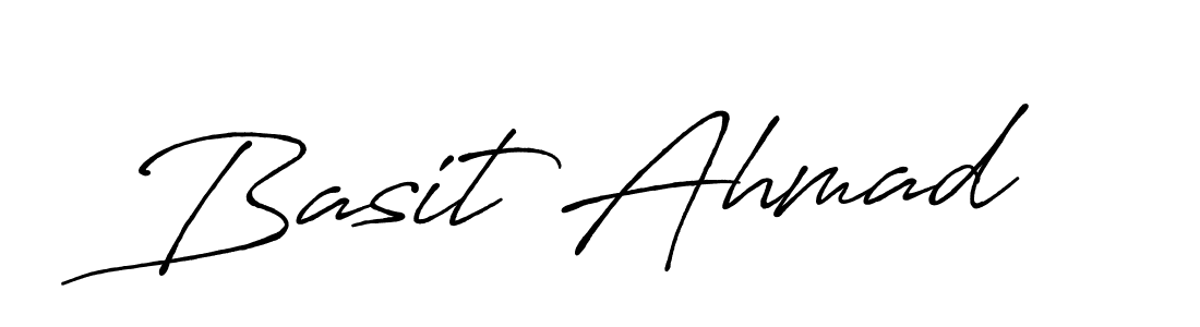 This is the best signature style for the Basit Ahmad name. Also you like these signature font (Antro_Vectra_Bolder). Mix name signature. Basit Ahmad signature style 7 images and pictures png