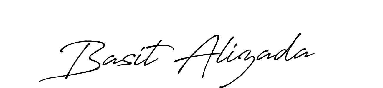 Basit Alizada stylish signature style. Best Handwritten Sign (Antro_Vectra_Bolder) for my name. Handwritten Signature Collection Ideas for my name Basit Alizada. Basit Alizada signature style 7 images and pictures png