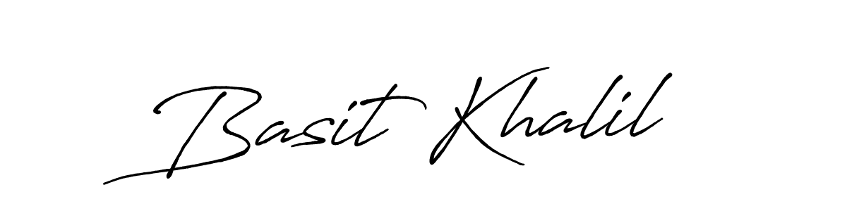 if you are searching for the best signature style for your name Basit Khalil. so please give up your signature search. here we have designed multiple signature styles  using Antro_Vectra_Bolder. Basit Khalil signature style 7 images and pictures png