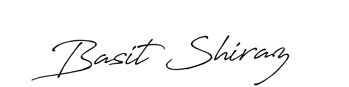 This is the best signature style for the Basit Shiraz name. Also you like these signature font (Antro_Vectra_Bolder). Mix name signature. Basit Shiraz signature style 7 images and pictures png