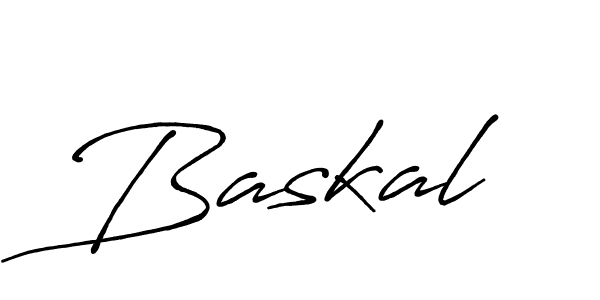 Baskal stylish signature style. Best Handwritten Sign (Antro_Vectra_Bolder) for my name. Handwritten Signature Collection Ideas for my name Baskal. Baskal signature style 7 images and pictures png