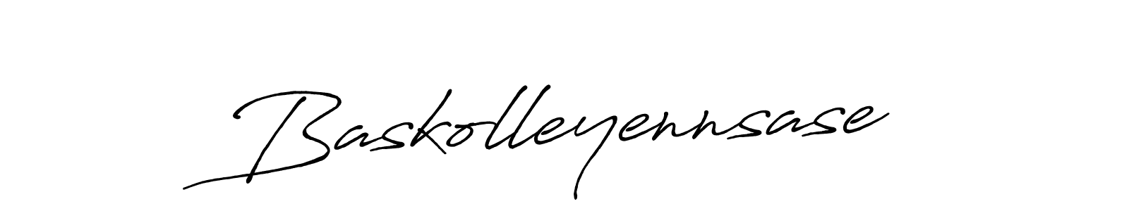 Once you've used our free online signature maker to create your best signature Antro_Vectra_Bolder style, it's time to enjoy all of the benefits that Baskolleyennsase name signing documents. Baskolleyennsase signature style 7 images and pictures png