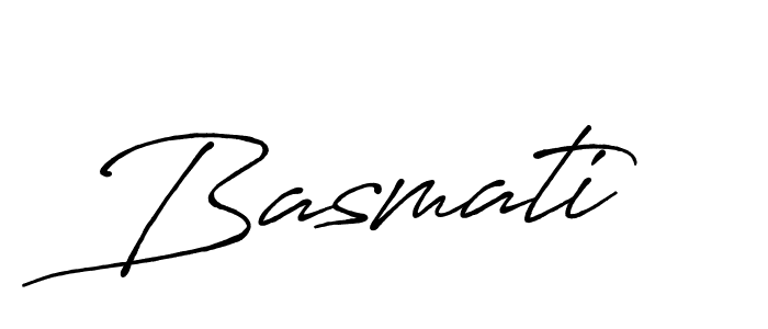 How to make Basmati signature? Antro_Vectra_Bolder is a professional autograph style. Create handwritten signature for Basmati name. Basmati signature style 7 images and pictures png