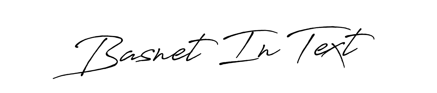 It looks lik you need a new signature style for name Basnet In Text. Design unique handwritten (Antro_Vectra_Bolder) signature with our free signature maker in just a few clicks. Basnet In Text signature style 7 images and pictures png