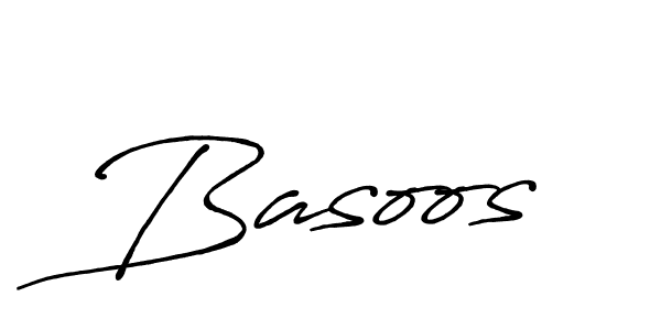 Once you've used our free online signature maker to create your best signature Antro_Vectra_Bolder style, it's time to enjoy all of the benefits that Basoos name signing documents. Basoos signature style 7 images and pictures png