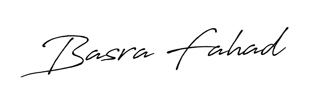 Make a beautiful signature design for name Basra Fahad. Use this online signature maker to create a handwritten signature for free. Basra Fahad signature style 7 images and pictures png