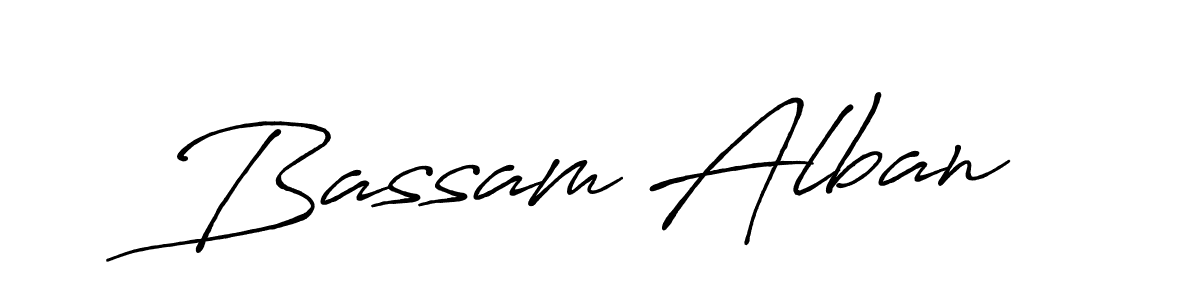 It looks lik you need a new signature style for name Bassam Alban. Design unique handwritten (Antro_Vectra_Bolder) signature with our free signature maker in just a few clicks. Bassam Alban signature style 7 images and pictures png