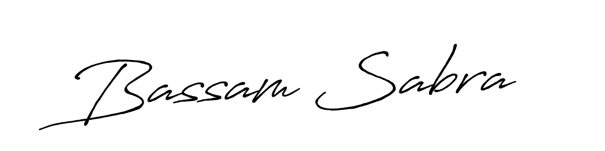 Make a beautiful signature design for name Bassam Sabra. Use this online signature maker to create a handwritten signature for free. Bassam Sabra signature style 7 images and pictures png