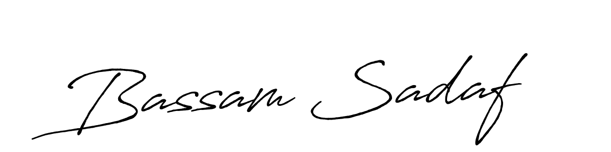 Similarly Antro_Vectra_Bolder is the best handwritten signature design. Signature creator online .You can use it as an online autograph creator for name Bassam Sadaf. Bassam Sadaf signature style 7 images and pictures png