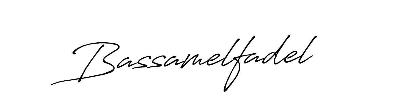 Also we have Bassamelfadel name is the best signature style. Create professional handwritten signature collection using Antro_Vectra_Bolder autograph style. Bassamelfadel signature style 7 images and pictures png