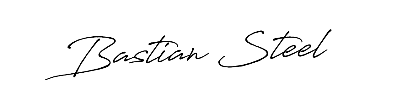 Design your own signature with our free online signature maker. With this signature software, you can create a handwritten (Antro_Vectra_Bolder) signature for name Bastian Steel. Bastian Steel signature style 7 images and pictures png