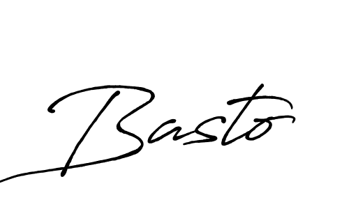 Once you've used our free online signature maker to create your best signature Antro_Vectra_Bolder style, it's time to enjoy all of the benefits that Basto name signing documents. Basto signature style 7 images and pictures png