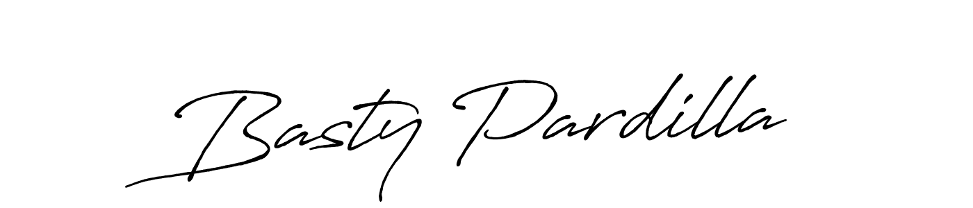 Similarly Antro_Vectra_Bolder is the best handwritten signature design. Signature creator online .You can use it as an online autograph creator for name Basty Pardilla. Basty Pardilla signature style 7 images and pictures png