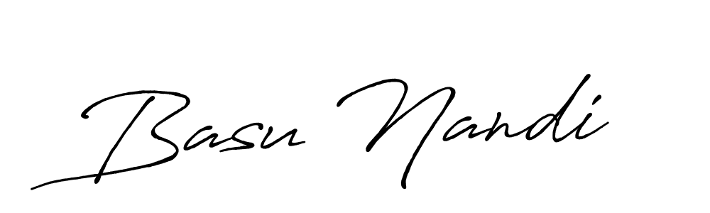 Antro_Vectra_Bolder is a professional signature style that is perfect for those who want to add a touch of class to their signature. It is also a great choice for those who want to make their signature more unique. Get Basu Nandi name to fancy signature for free. Basu Nandi signature style 7 images and pictures png