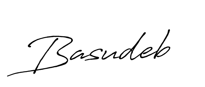 Create a beautiful signature design for name Basudeb. With this signature (Antro_Vectra_Bolder) fonts, you can make a handwritten signature for free. Basudeb signature style 7 images and pictures png