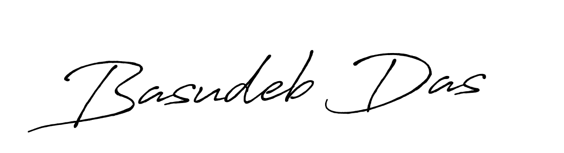 Make a beautiful signature design for name Basudeb Das. With this signature (Antro_Vectra_Bolder) style, you can create a handwritten signature for free. Basudeb Das signature style 7 images and pictures png