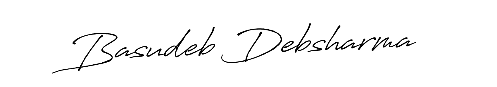 You can use this online signature creator to create a handwritten signature for the name Basudeb Debsharma. This is the best online autograph maker. Basudeb Debsharma signature style 7 images and pictures png