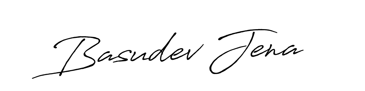 Basudev Jena stylish signature style. Best Handwritten Sign (Antro_Vectra_Bolder) for my name. Handwritten Signature Collection Ideas for my name Basudev Jena. Basudev Jena signature style 7 images and pictures png