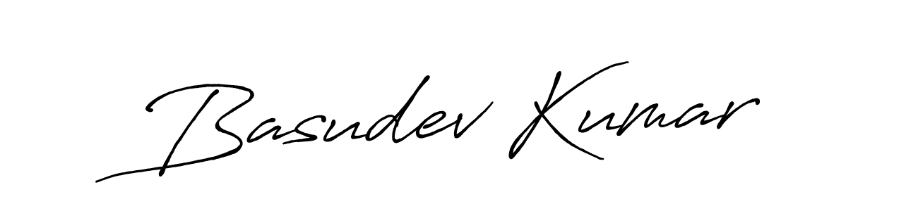 Make a beautiful signature design for name Basudev Kumar. With this signature (Antro_Vectra_Bolder) style, you can create a handwritten signature for free. Basudev Kumar signature style 7 images and pictures png