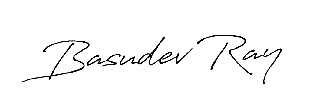 How to make Basudev Ray signature? Antro_Vectra_Bolder is a professional autograph style. Create handwritten signature for Basudev Ray name. Basudev Ray signature style 7 images and pictures png